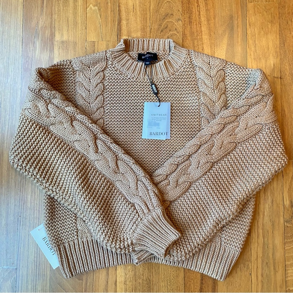 Bardot Cable-knit Sweater